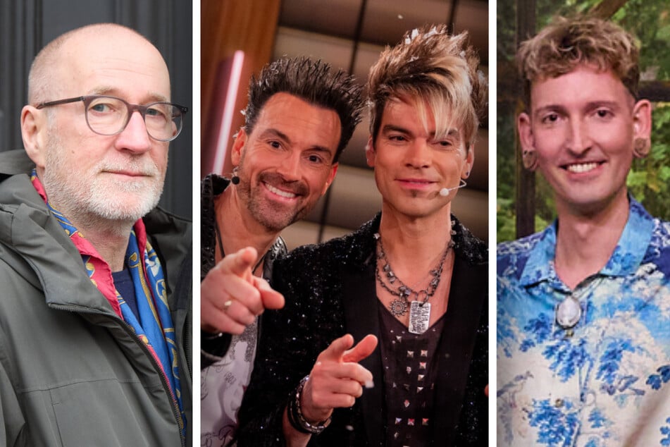 Mit dabei (v.l.n.r.): Peter Lohmeyer (63), die Ehrlich Brothers und Fabian Kahl (34).