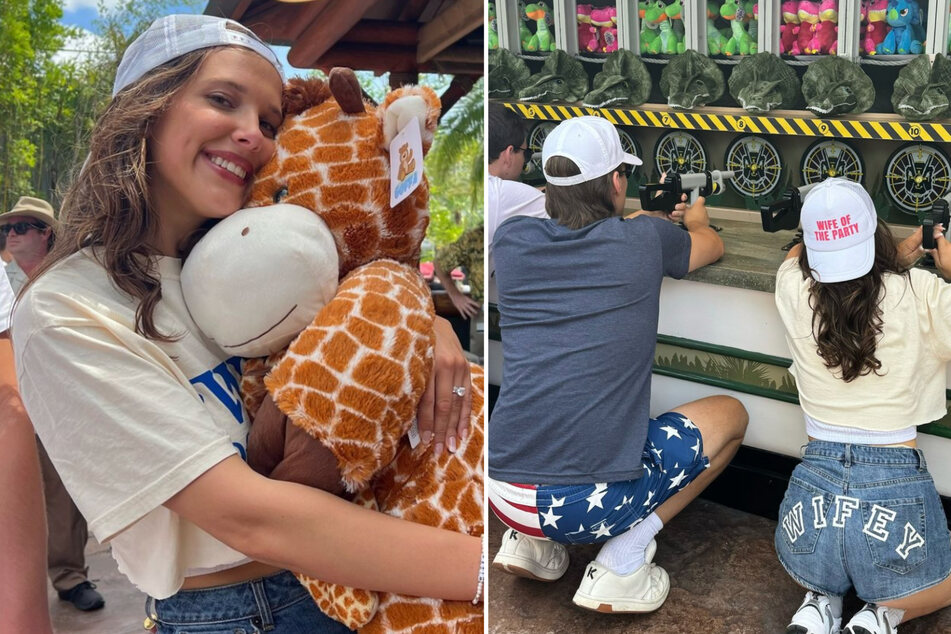 Millie Bobby Brown showed off her life as a newlywed in new snaps from a trip to Universal Orlando with her husband, Jake Bongiovi.