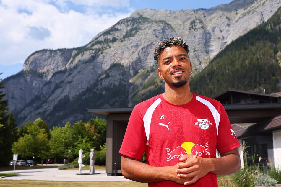 RB Leipzigs Benjamin Henrichs (29) verbringt die Woche mit der Mannschaft im Trainingslager in Saalfelden in Österreich.