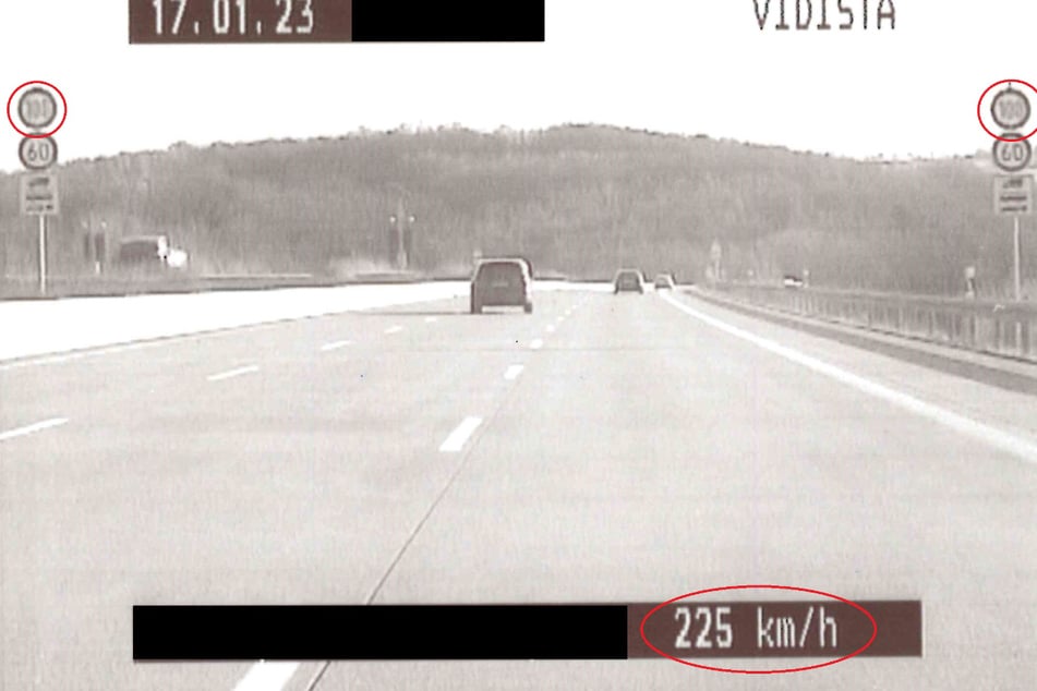 225 km/h in Tempo 100-Zone: Rücksichtslose Raser brettern über Thüringens Autobahnen