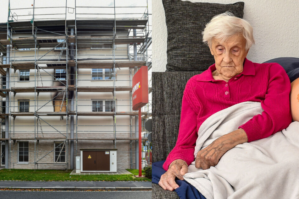 Herta Niese (98) wohnt in einer Notunterkunft und will zurück nach Hause.