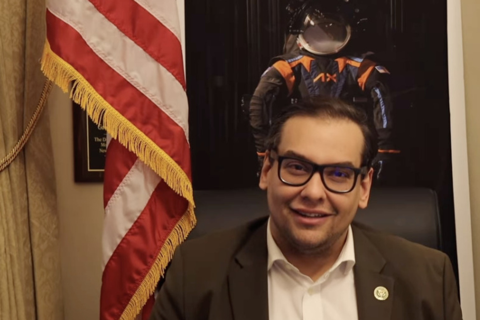 George Santos warns of "extraterrestrial arms race" in bizarre new video