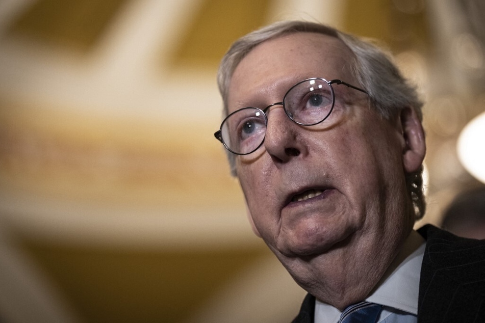 Senate Minority Leader Mitch McConnell has been discharged from the hospital after suffering a concussion and a rib fracture.