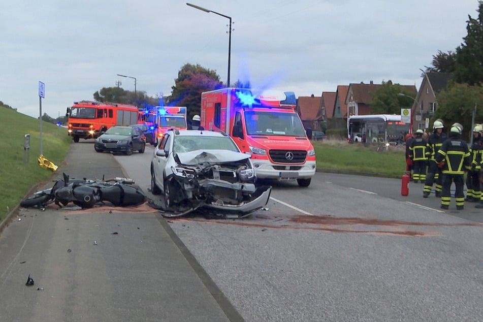 Am Samstagabend ereignete sich ein schwerer Unfall in Hamburg.