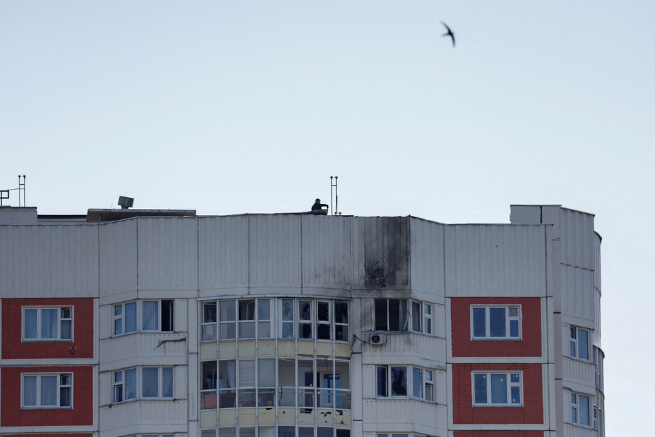 Two residential buildings in Moscow were damaged by an unprecedented drone attack on Tuesday.