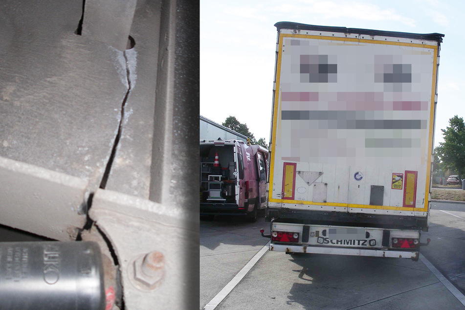 Lastwagen in gefährlicher Schieflage auf A4 unterwegs: "Hätte auseinander-brechen können"