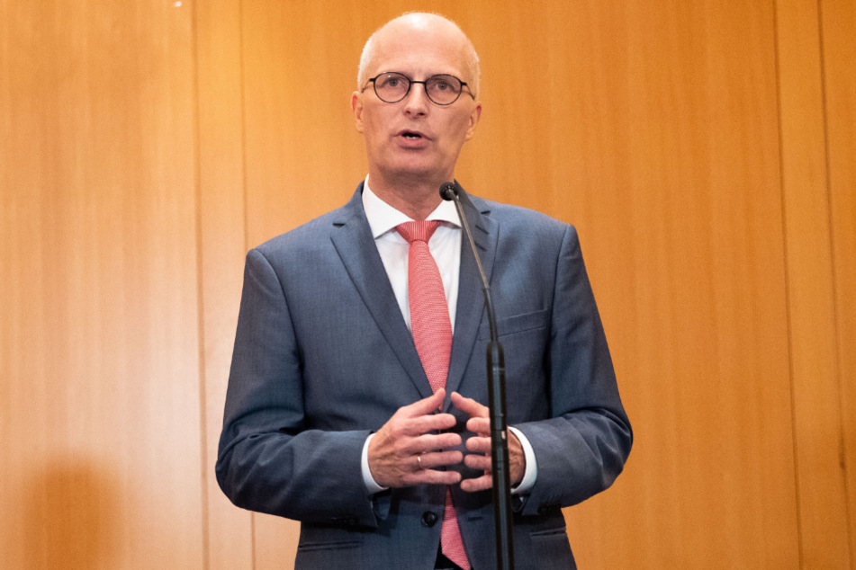 Hamburgs Regierungschef Peter Tschentscher (SPD) vor gut einer Woche in Hamburg.