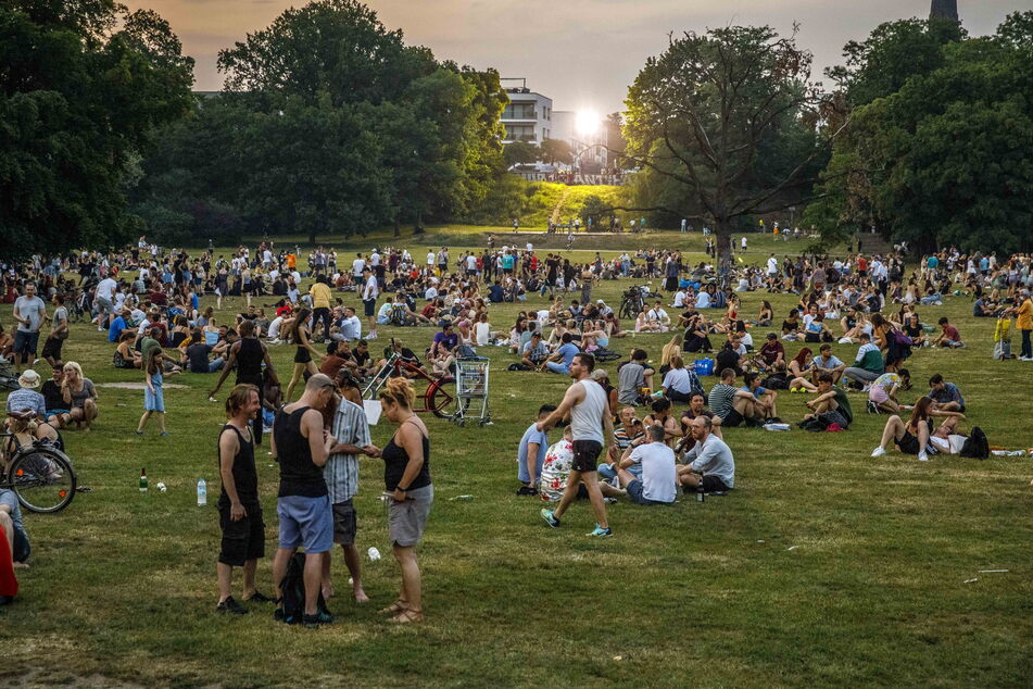 Das Leben findet wieder draußen statt. Und eben dort hat das Dresdner Ordnungsamt, wie im Alaunpark, nun wieder alle Hände voll zu tun.