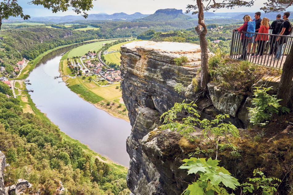 Das Elbtal in der Sächsischen Schweiz gehörte 2020 zu den Tourismuslieblingen bei deutschen Urlaubern.