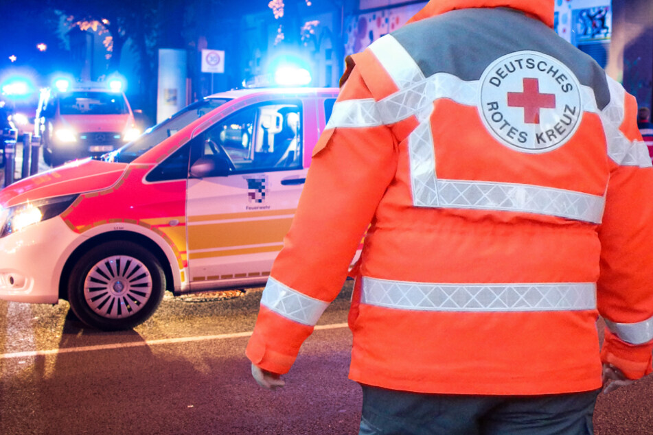 Der Rettungsdienst brachte den schwer verletzten Autofahrer in ein Krankenhaus (Symbolbild).