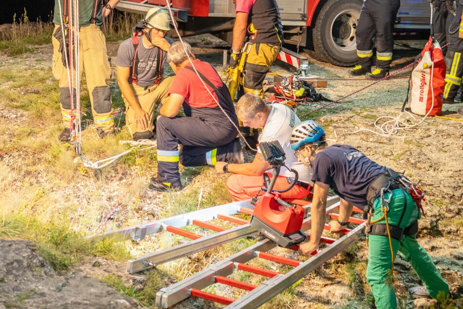 Die Rettungskräfte hatten in der Nacht auf den heutigen Dienstag auf dem Staffelberg bei Bad Staffelstein alle Hände voll zu tun.