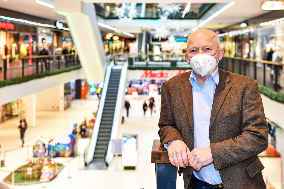 Jürgen Wolf (59), Manager der Centrum Galerie, bemerkt einen leichten Zuwachs an tschechischen Kunden.