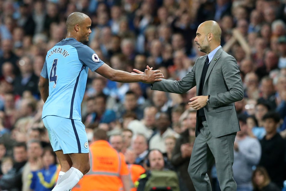 Kompany spielte von 2016 bis 2019 unter Guardiola bei ManCity.