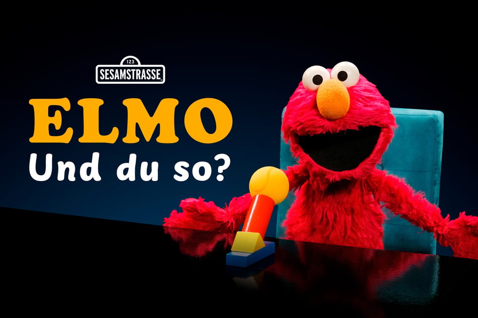 In seinem Videopodcast fragt das kleine rote Monster seinen prominenten Gästen Löcher in den Bauch.