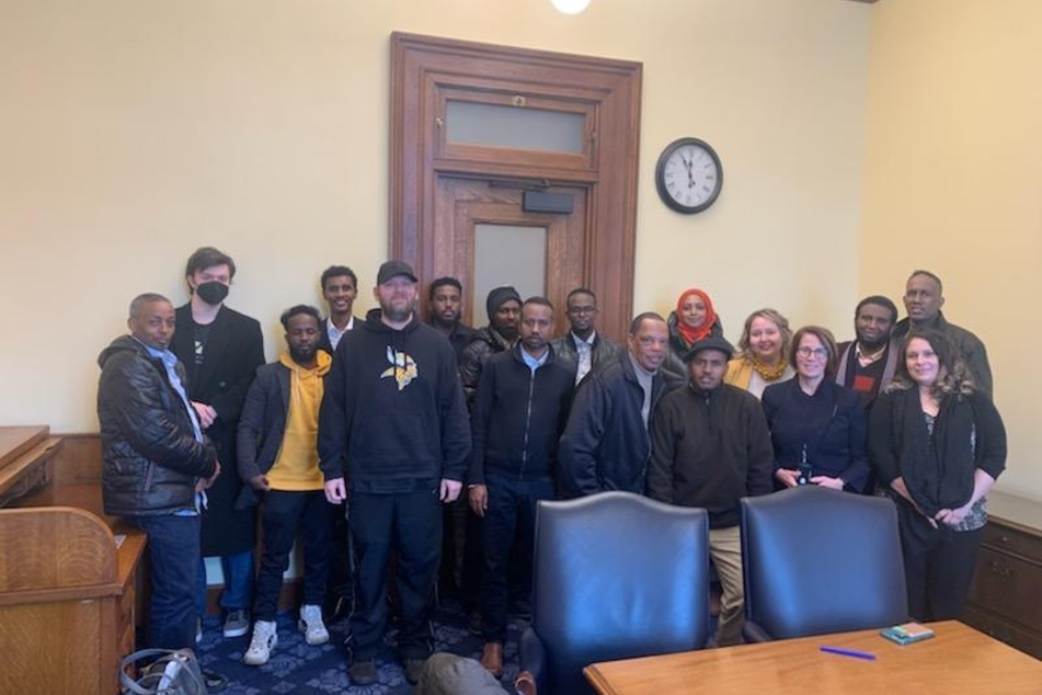 Warehouse workers at Amazon and other companies testified before the Minnesota House Labor Committee on January 12, 2023.