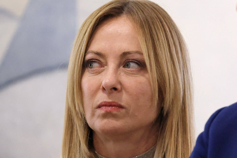 Italiens Ministerpräsidentin Giorgia Meloni (49) am Donnerstag in Antibes.