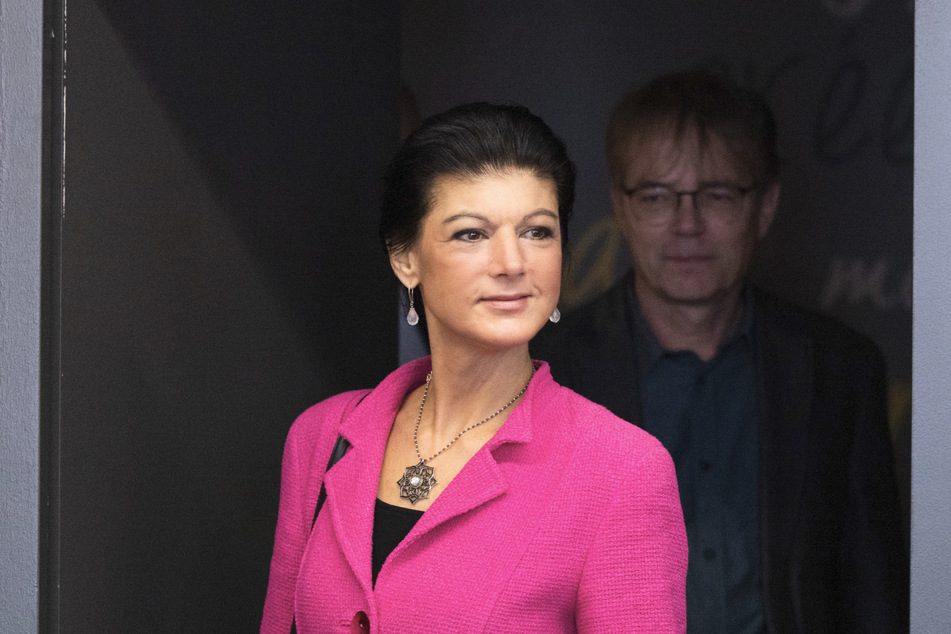 Sahra Wagenknecht (54), Parteivorsitzende "Bündnis Sahra Wagenknecht - für Vernunft und Gerechtigkeit" (BSW).