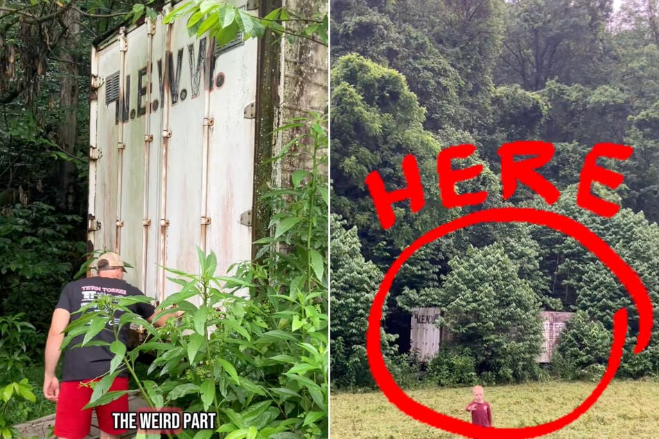 Wo kommt bloß dieser riesige Container her?