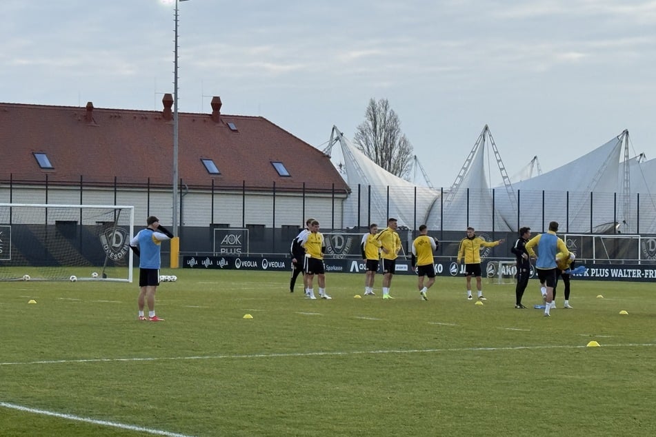 Sechs Spieler fehlten am Montag bei der öffentlichen Einheit bei Dynamo Dresden.