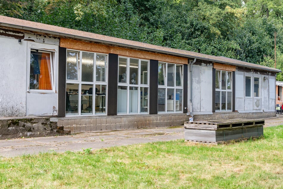 Garten samt Baracke der ehemaligen Linealfabrik auf der Rostocker Straße.