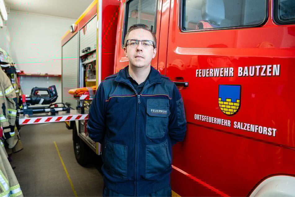 Vize-Wehrleiter Lukas Stübner (26) beklagt den Verlust eines essenziellen Einsatzwerkzeugs.