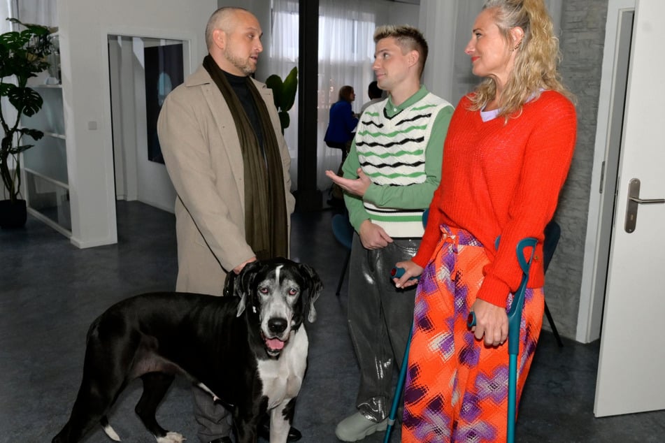 Für Billy Sunset (l.) bedeutet sein Hund Tolstoi alles.