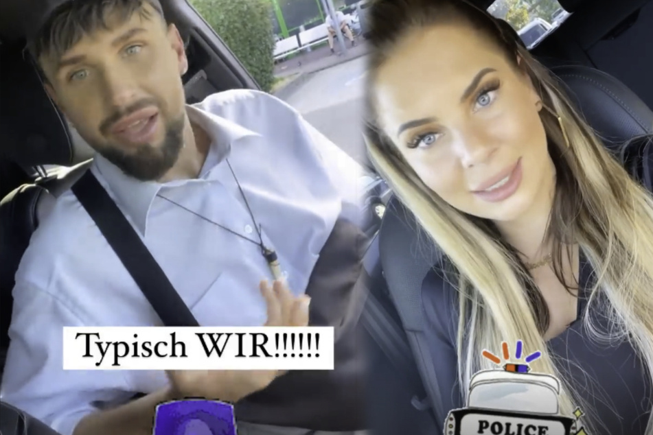 Jenny Frankhauser (28) und Bernd Kieckhäben (31) erlebten einen Einkaufstrip, der sich plötzlich zum reinsten Abenteuer entwickelte. (Fotomontage)