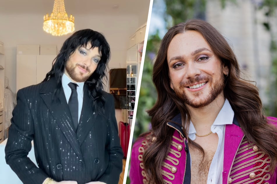 Bisher gehörten seine langen gewellten Haare, bunten Outfits und das helle Make-up zu Riccardo Simonettis Look – nun scheint er in seine Baddie-Era zu starten.