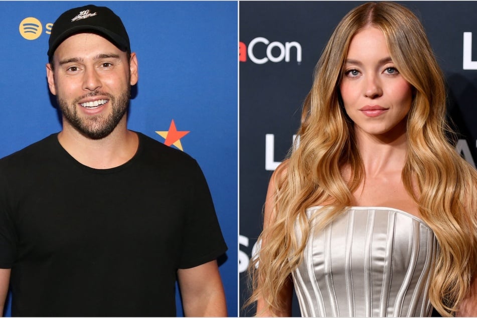 Sydney Sweeney and Scooter Braun (l.) reportedly don't care what anyone thinks about their controversial romance.