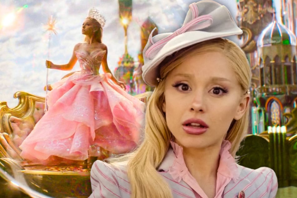 Ariana Grande sparkles as Glinda in new Wicked peek: "Pink goes good with green"