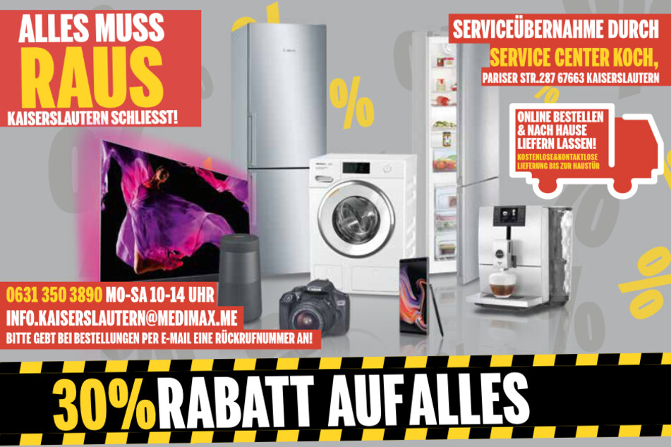 Ihr bestellt via Telefon oder E-Mail und bekommt 30 % auf alle Produkte!