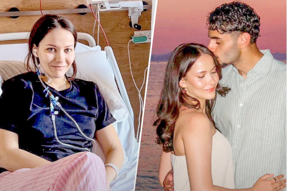 Bundesliga-Star Eren Dinkçi (24, r.) und seine Freundin Cinja durchleben nach Leukämie-Diagnose schwere Stunden.