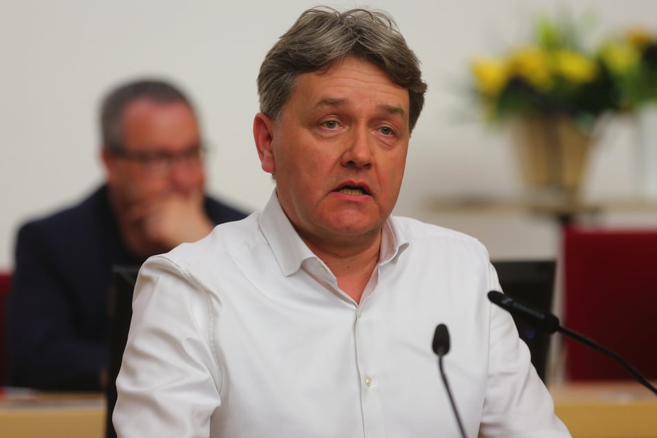 Plädierte für den Antrag von CDU, TZ und FDP/FB: BSW-Fraktions-Chef Ralf Böhme (52).