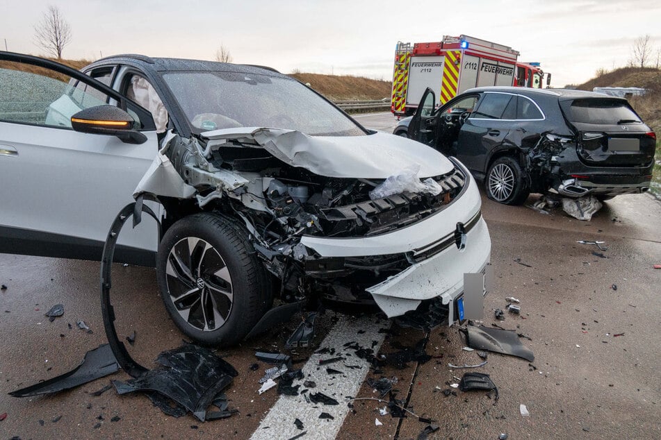 Auf der A72 bei Penig hat es am späten Montagnachmittag einen schweren Unfall gegeben.