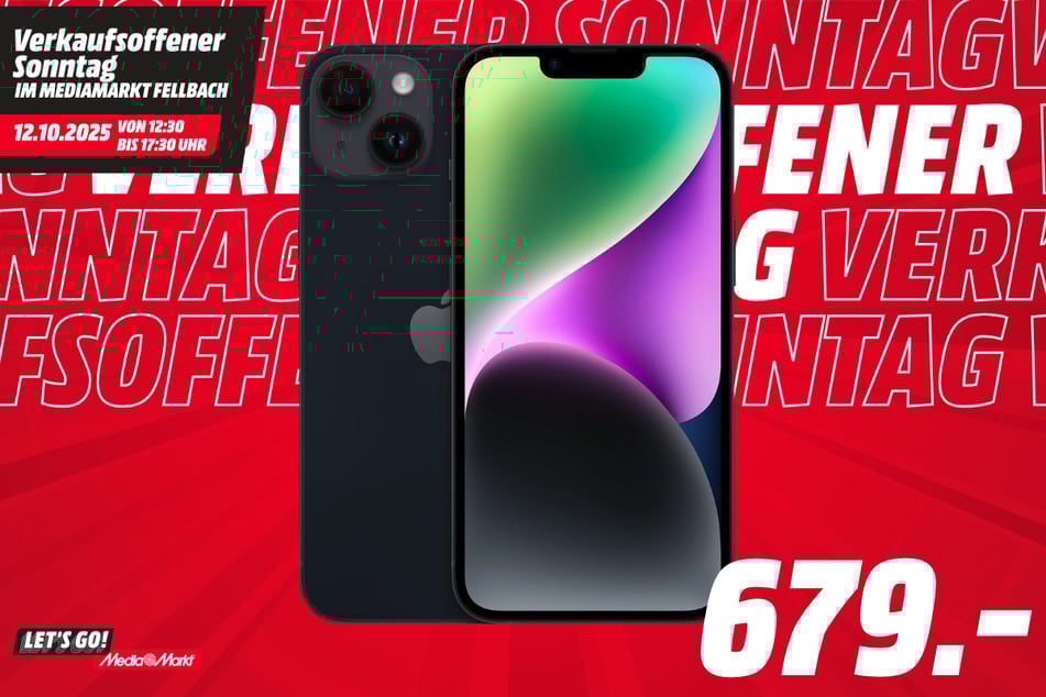 Apple iPhone 14 für 679 Euro.