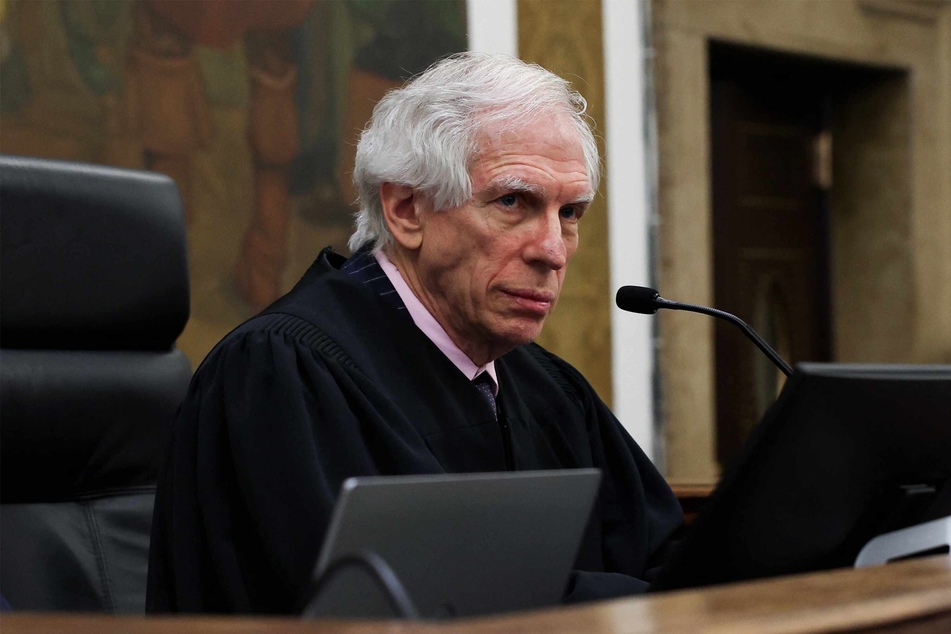 Judge Arthur Engoron during closing arguments in the Trump Organization civil fraud trial at New York State Supreme Court in Manhattan last month.
