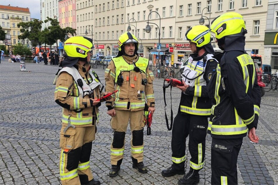 Der Bahnhofsbereich ist von den Feuerwehrleuten intensiv kontrolliert worden.