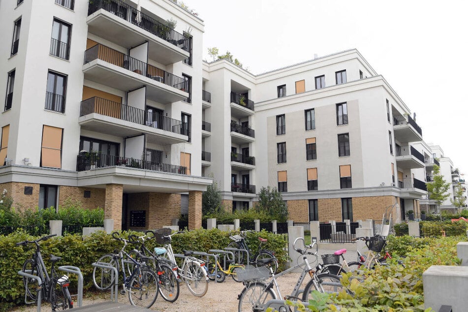 Neu errichtete Mehrfamilienhäuser in Frankfurts Europaviertel: In zehn Jahren sind die Immobilienpreise in der Mainmetropole um das Doppelte gestiegen.