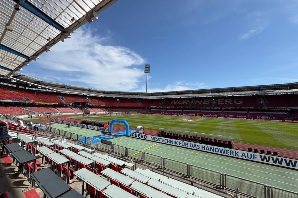 Noch ist alles ruhig im Max-Morlock-Stadion, doch das wird sich bald ändern.