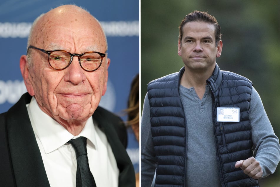 The legal battle over who will succeed Rupert Murdoch (l.) at the top of his media empire has been settled, with Lachlan Murdoch retaining control.