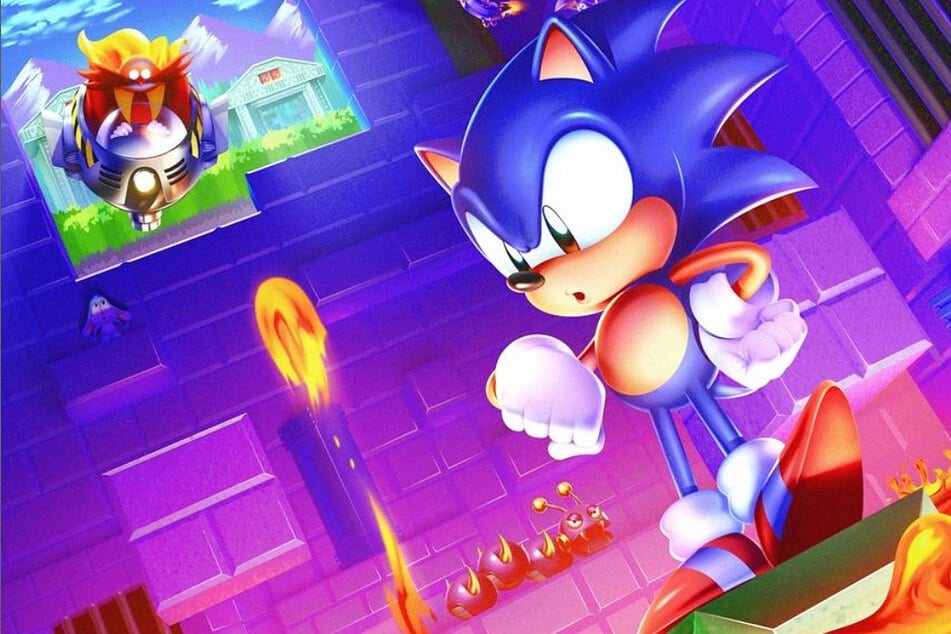 Come on Sonic, stop looking at the time. Gotta go fast!