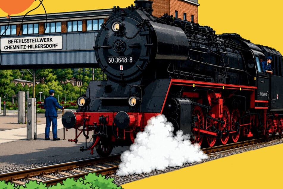 Auf dem Schauplatz Eisenbahn findet das Stadtteilfest Hilbersdorf und Ebersdorf statt.