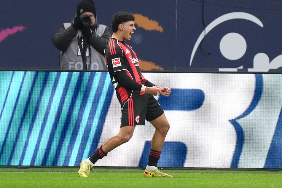 Ayoube Amaimouni durfte das erste Mal seit seinem Wechsel zur Eintracht von Beginn an ran und traf prompt.