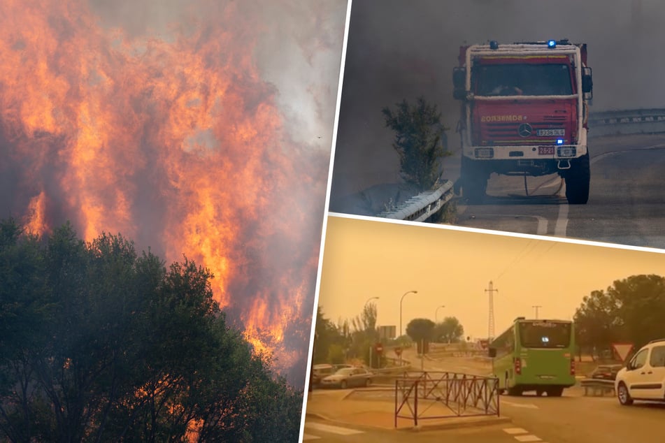 "Das Feuer wird erst ausgehen, wenn das Feuer es will": Spanische Brandbekämpfer vor Ohnmacht