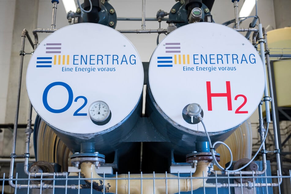 Ein Elektrolyseur, der Wasserstoff produziert.  Deutschlands Energiehunger ist groß und wird weiter wachsen.  Wasserstoff spielt hier eine wichtige Rolle.