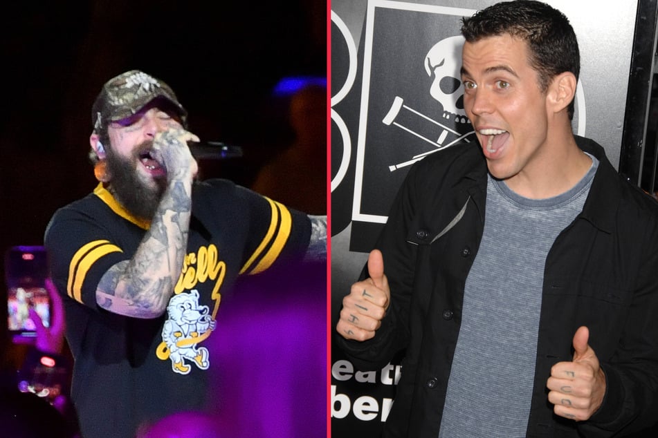 Post Malone to tattoo Steve-O's forehead with hilariously vulgar design