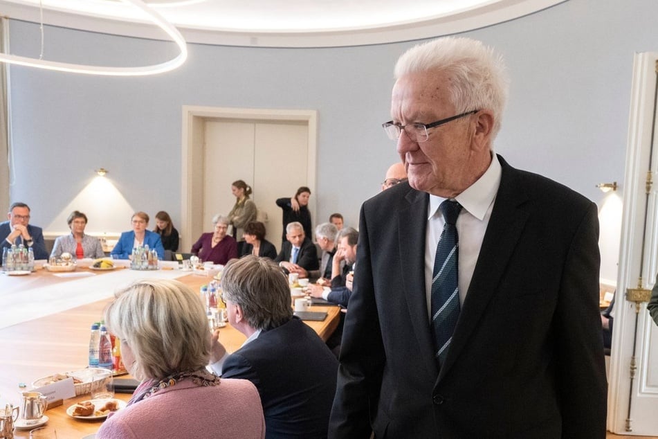 Abschied nach 15 Jahren: Kein Ministerpräsident war im Südwesten länger im Amt als Winfried Kretschmann (77, Grüne).
