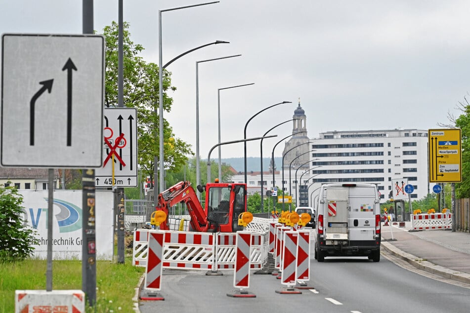 Auf der Brücke Budapester Straße gilt ab sofort eine Verkehrs- und Tonnagebeschränkung.