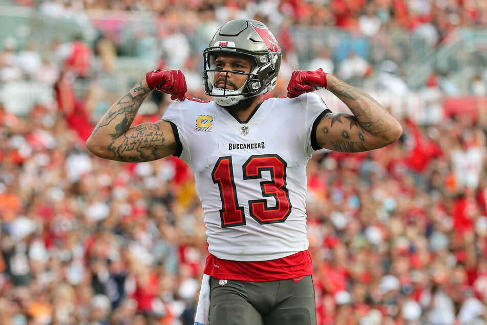 Buccaneers Wide Receiver Mike Evans caught Tom Brady's record-setting touchdown on Sunday.