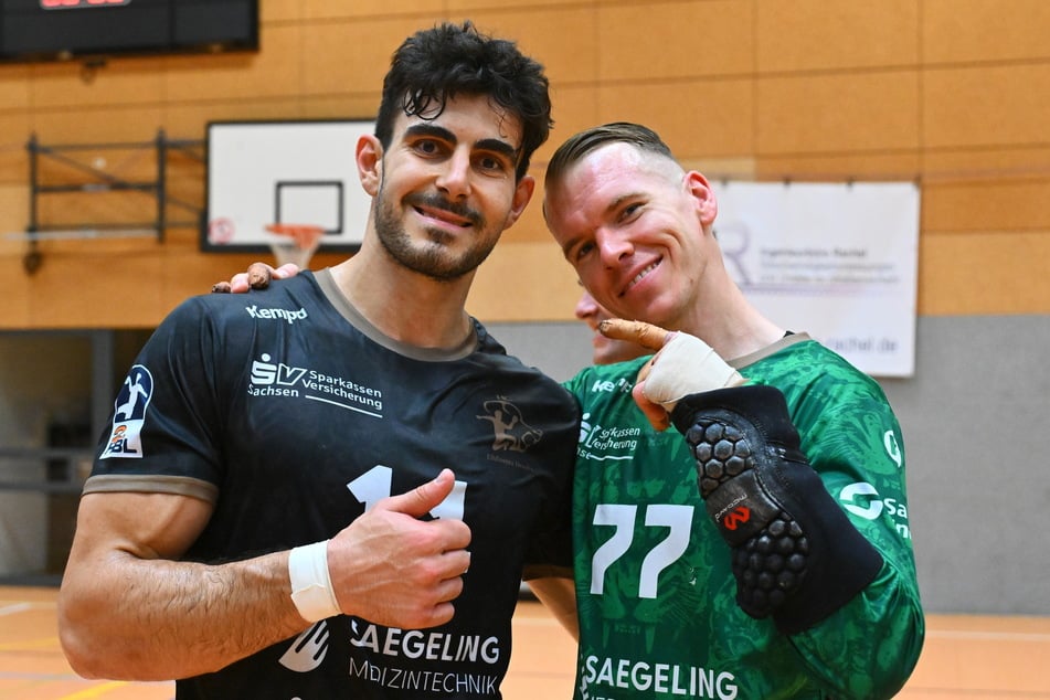 Doruk Pehlivan (l.) war bereits in der vergangenen Spielzeit einer der wichtigen Führungsspieler bei HCE. Auch beim Saison-Auftakt in Konstanz ist seine Qualität gefragt.